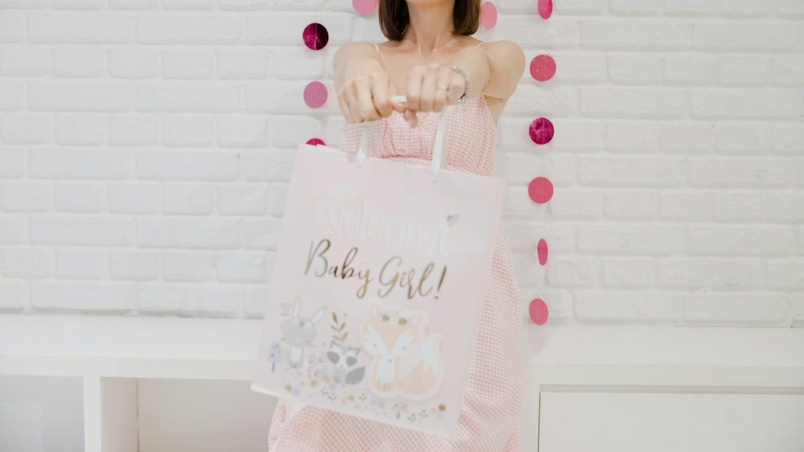 Pregnant Woman at a Baby Shower Party