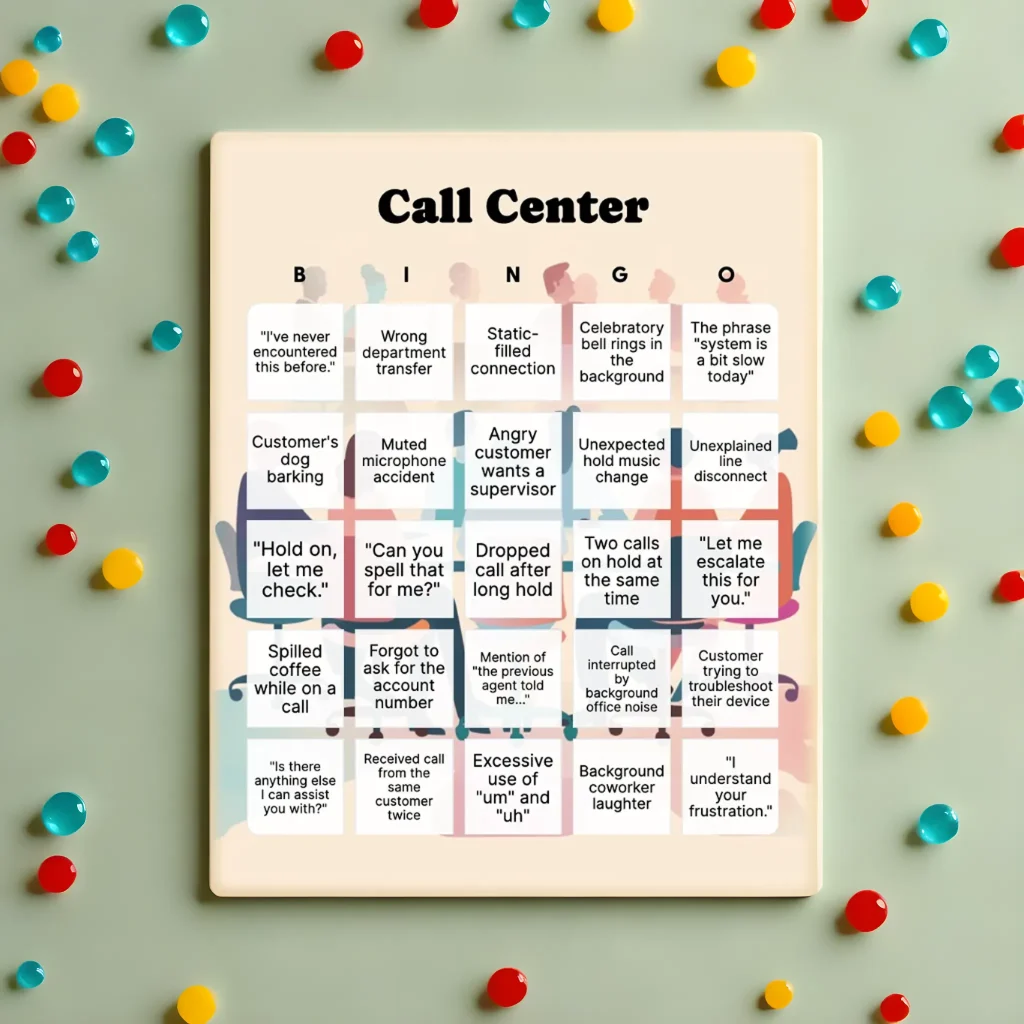 call center bingo