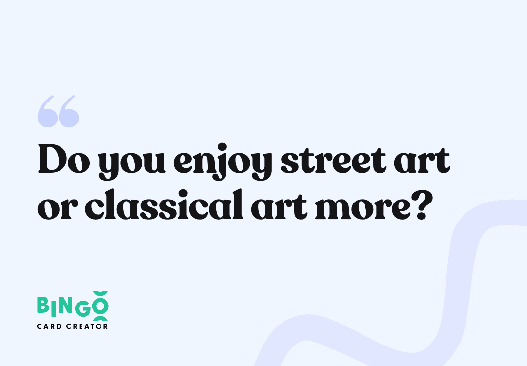 street art or classical art